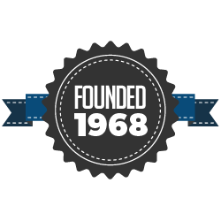 Founded in 1968 badge for about us page