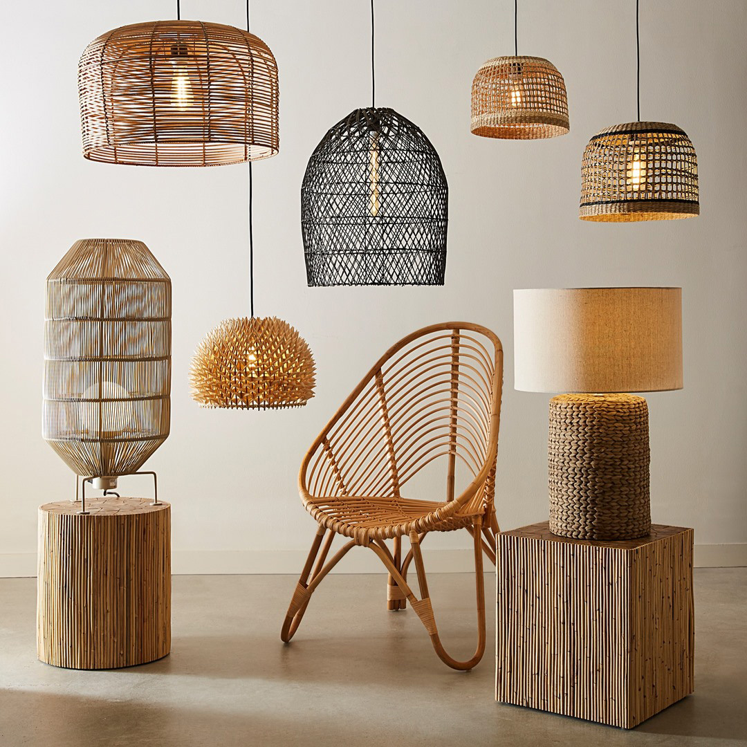 Rattan Wicker Lighting