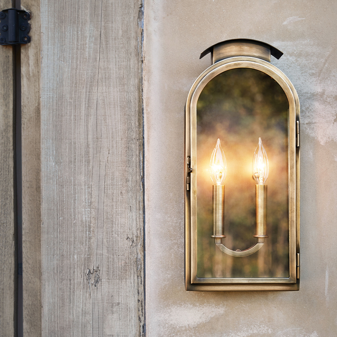 two light wall sconce