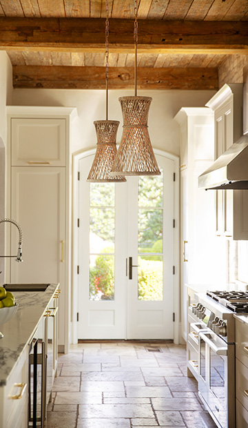 Organic material pendant light fixtures hanging lights in kitchen lighting store