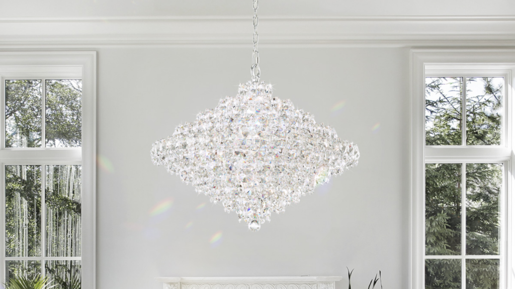 Franklin lighting crystal chandelier fixture