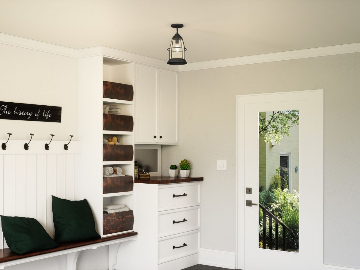 img of a flush mount light