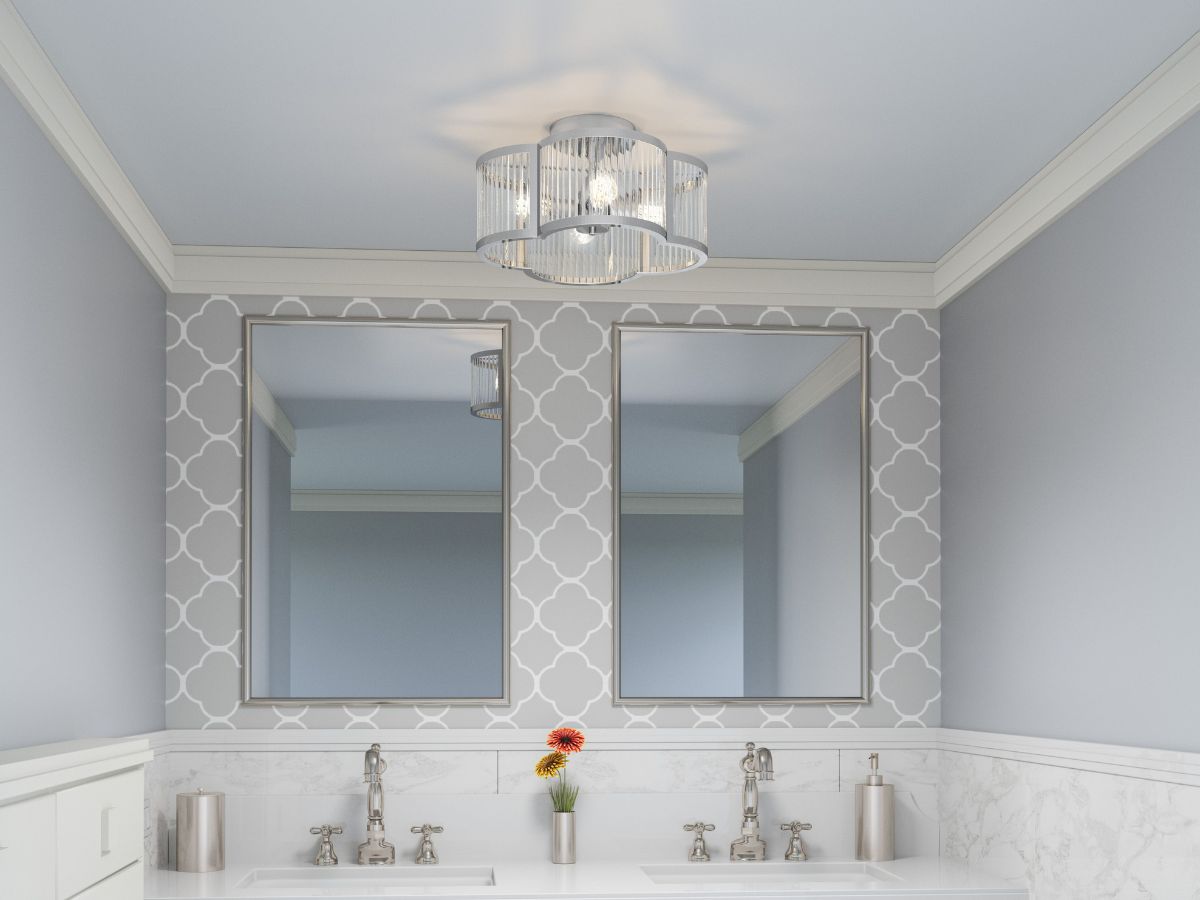 img of a flush mount light