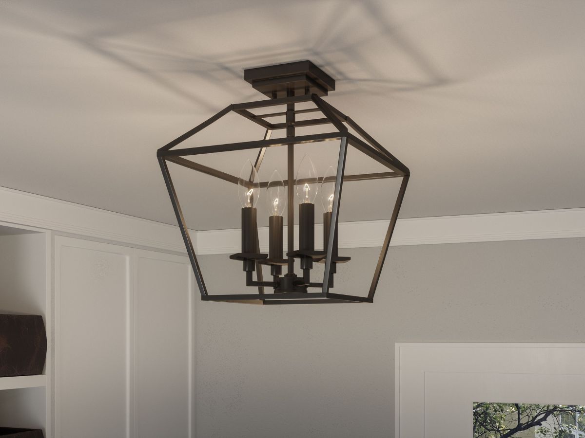 img of a flush mount light