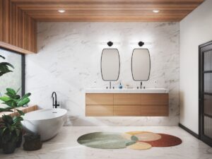 recessed lighting in bathroom